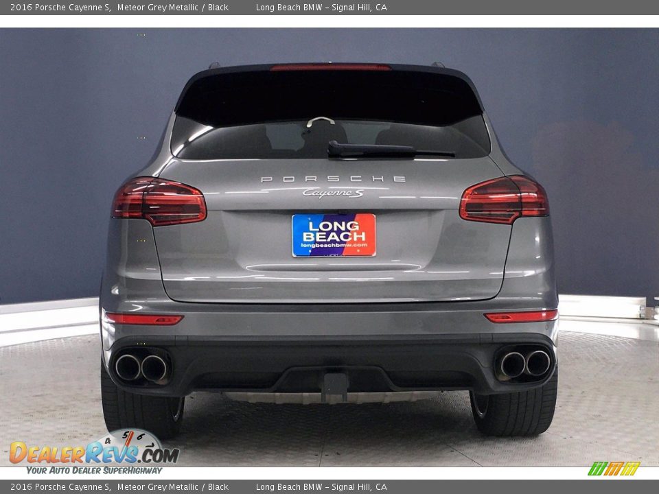 2016 Porsche Cayenne S Meteor Grey Metallic / Black Photo #3