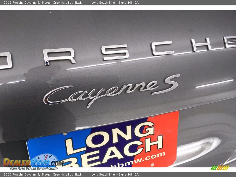 2016 Porsche Cayenne S Meteor Grey Metallic / Black Photo #7