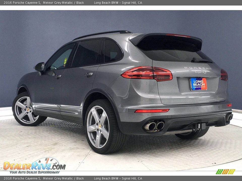 2016 Porsche Cayenne S Meteor Grey Metallic / Black Photo #10