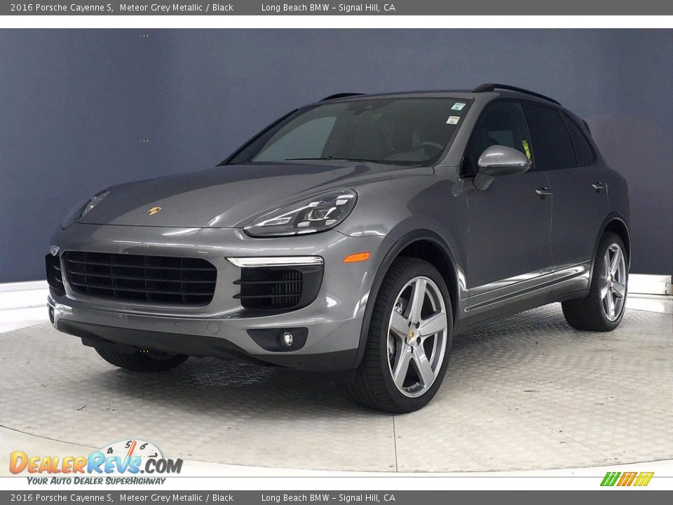 2016 Porsche Cayenne S Meteor Grey Metallic / Black Photo #12