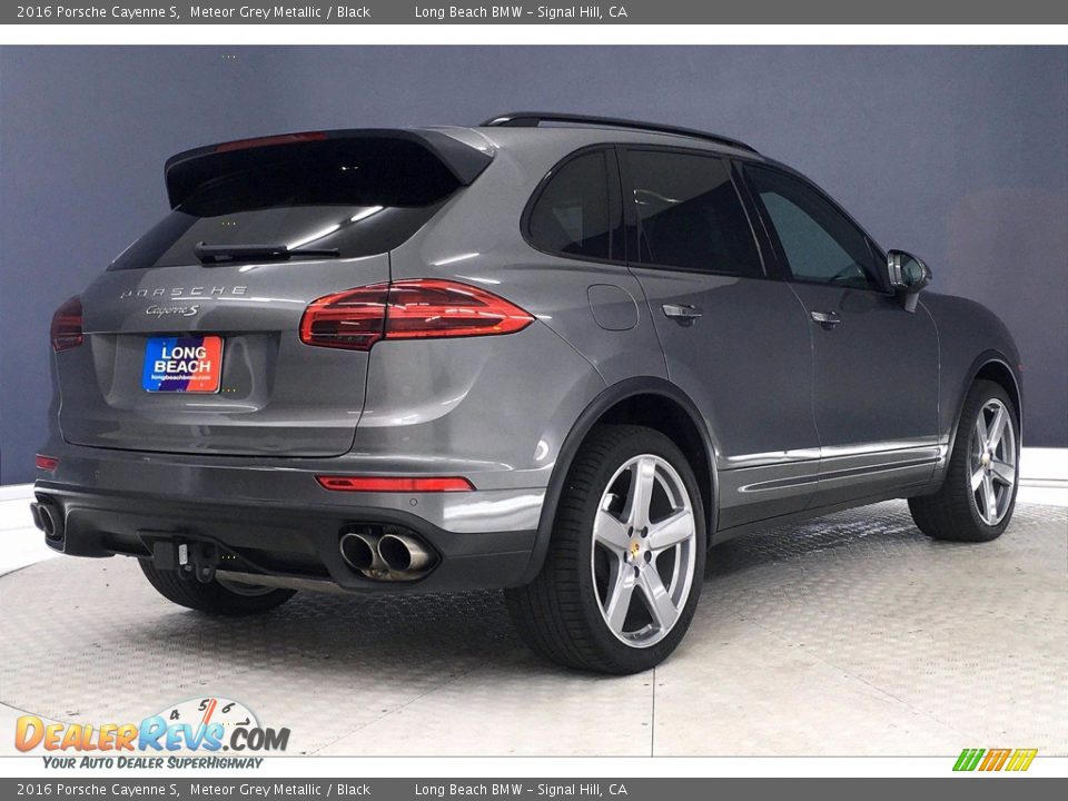 2016 Porsche Cayenne S Meteor Grey Metallic / Black Photo #13