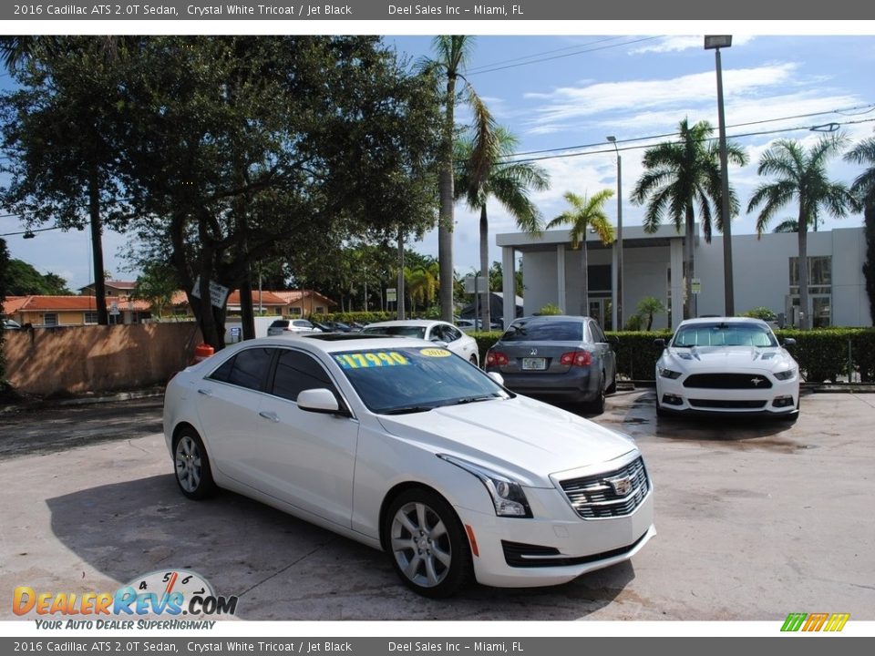 2016 Cadillac ATS 2.0T Sedan Crystal White Tricoat / Jet Black Photo #1