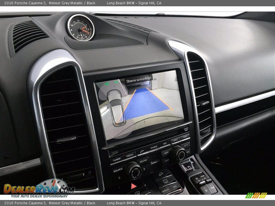 2016 Porsche Cayenne S Meteor Grey Metallic / Black Photo #17
