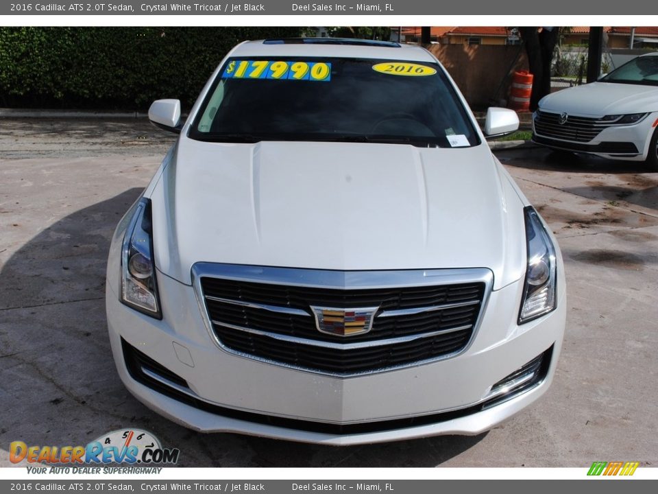 2016 Cadillac ATS 2.0T Sedan Crystal White Tricoat / Jet Black Photo #3