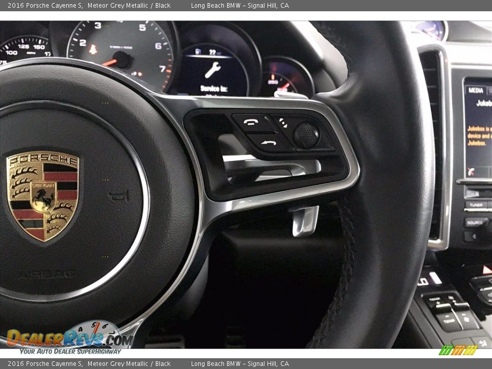 2016 Porsche Cayenne S Steering Wheel Photo #19
