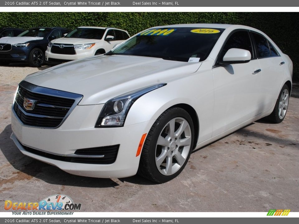 2016 Cadillac ATS 2.0T Sedan Crystal White Tricoat / Jet Black Photo #5