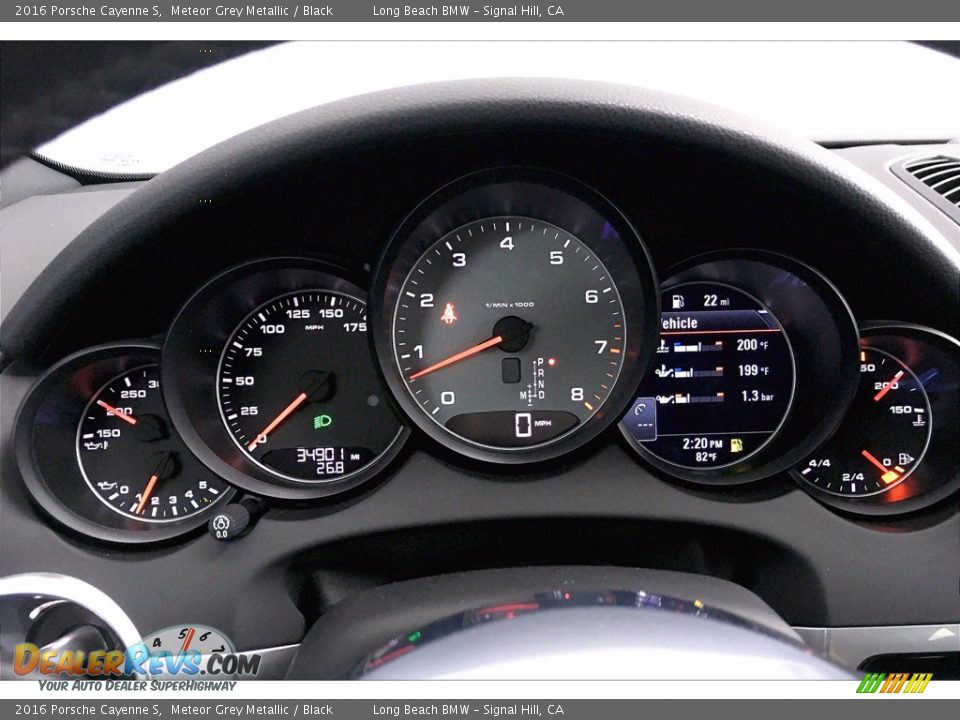 2016 Porsche Cayenne S Gauges Photo #20