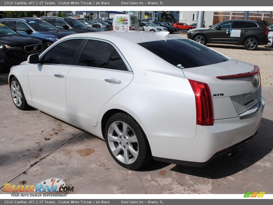 2016 Cadillac ATS 2.0T Sedan Crystal White Tricoat / Jet Black Photo #6