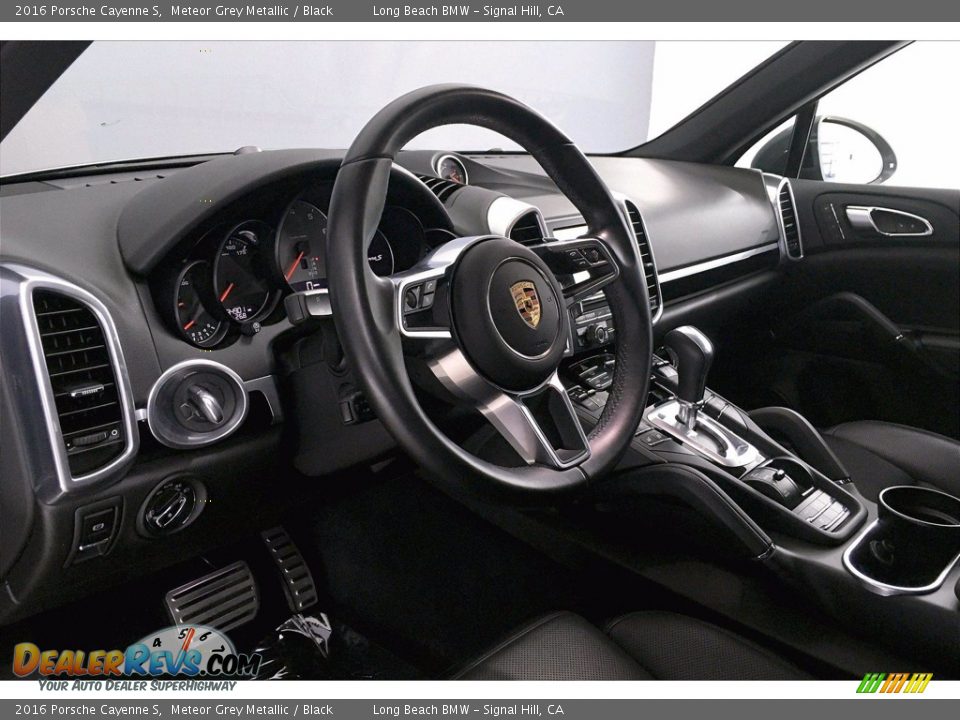 2016 Porsche Cayenne S Meteor Grey Metallic / Black Photo #21
