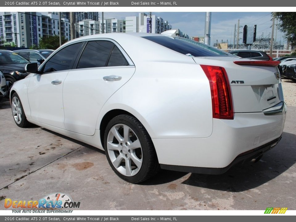 2016 Cadillac ATS 2.0T Sedan Crystal White Tricoat / Jet Black Photo #7