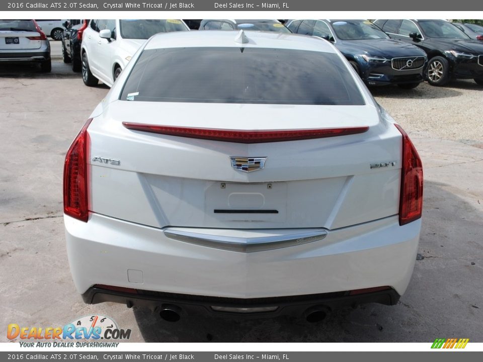 2016 Cadillac ATS 2.0T Sedan Crystal White Tricoat / Jet Black Photo #8