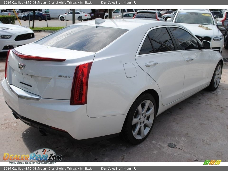 2016 Cadillac ATS 2.0T Sedan Crystal White Tricoat / Jet Black Photo #9