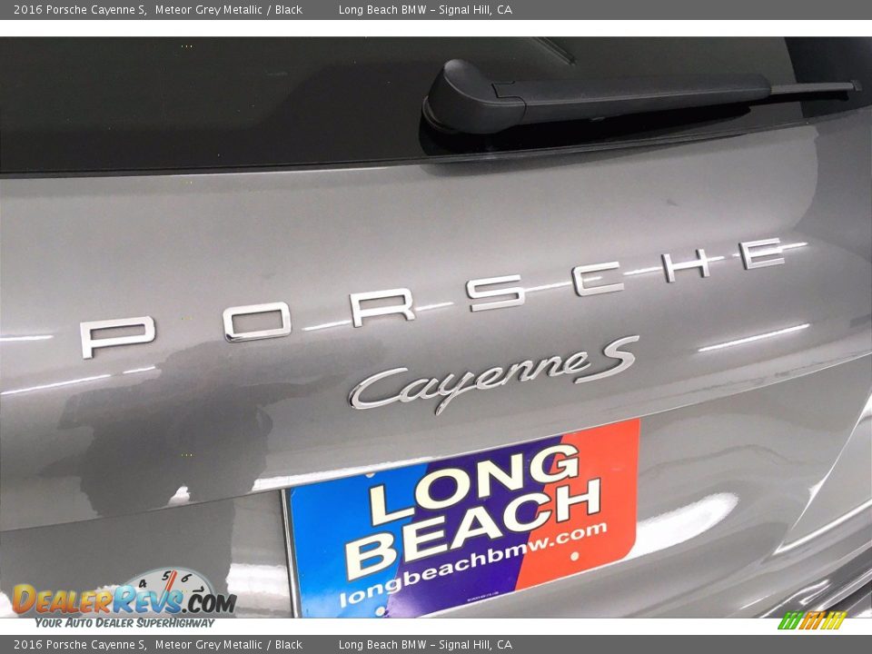2016 Porsche Cayenne S Meteor Grey Metallic / Black Photo #34