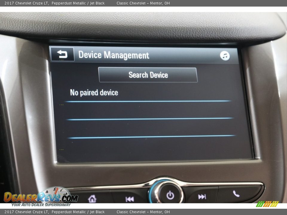 2017 Chevrolet Cruze LT Pepperdust Metallic / Jet Black Photo #10