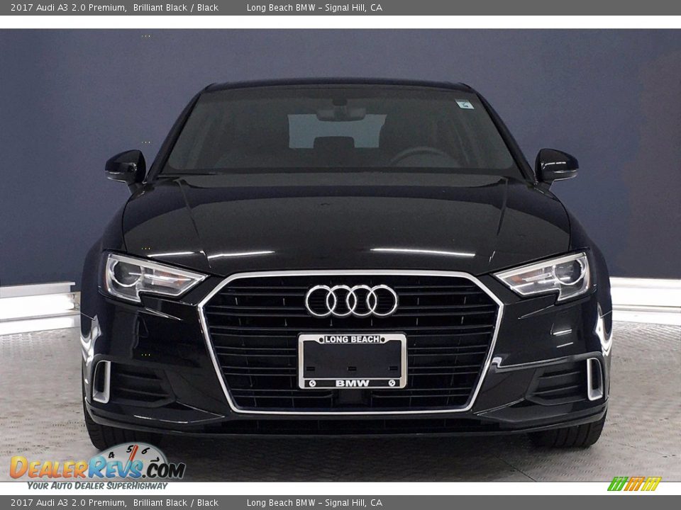 2017 Audi A3 2.0 Premium Brilliant Black / Black Photo #2