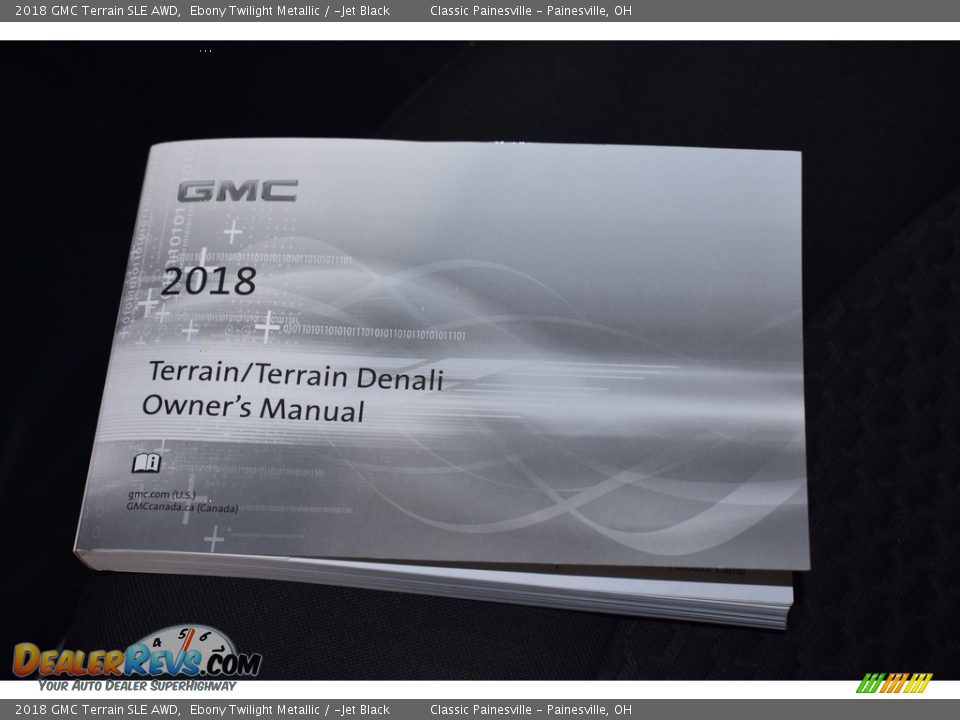 2018 GMC Terrain SLE AWD Ebony Twilight Metallic / ­Jet Black Photo #18