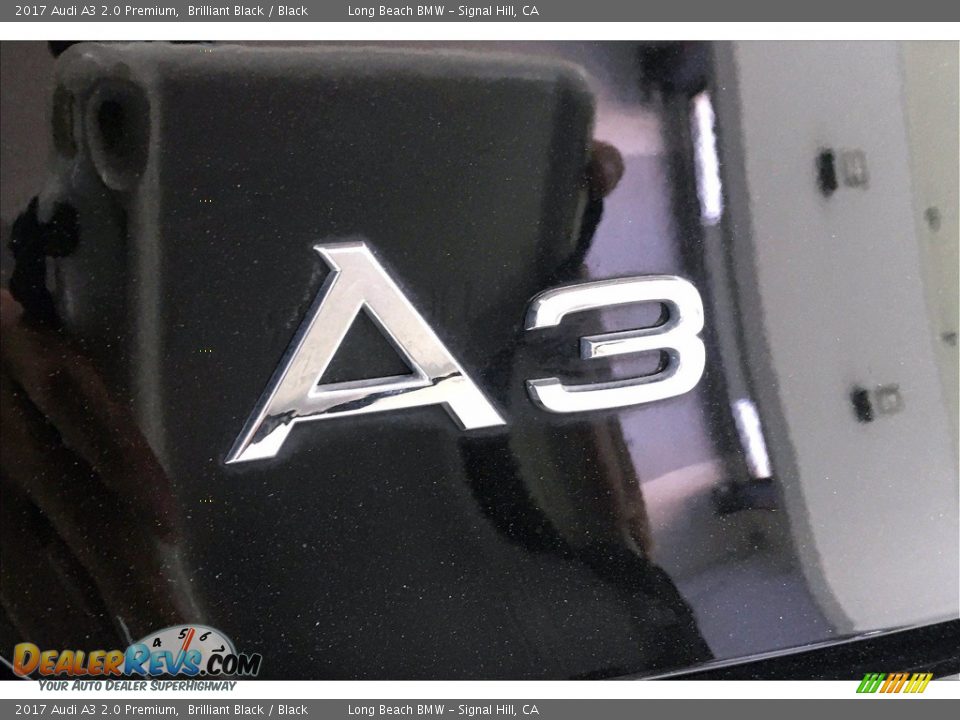 2017 Audi A3 2.0 Premium Brilliant Black / Black Photo #7