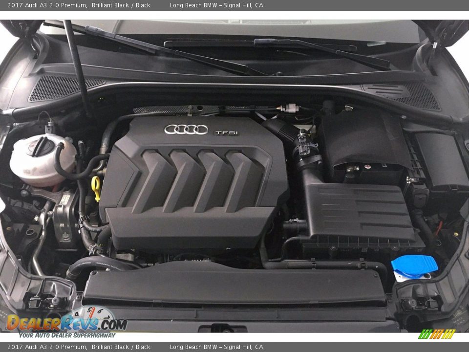 2017 Audi A3 2.0 Premium Brilliant Black / Black Photo #9