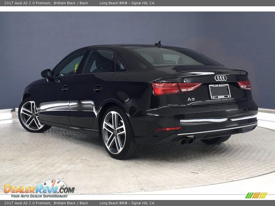 2017 Audi A3 2.0 Premium Brilliant Black / Black Photo #10