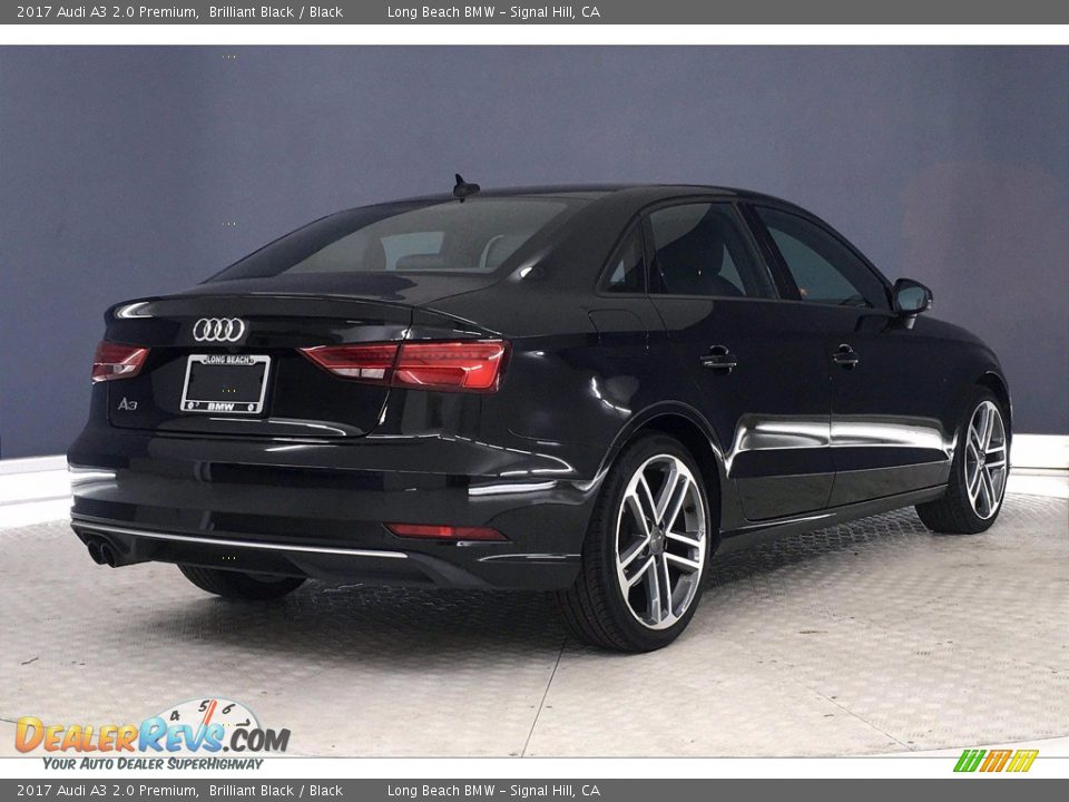 2017 Audi A3 2.0 Premium Brilliant Black / Black Photo #13