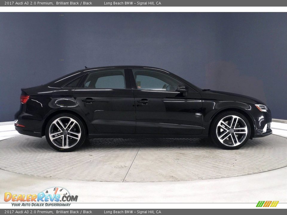 2017 Audi A3 2.0 Premium Brilliant Black / Black Photo #14