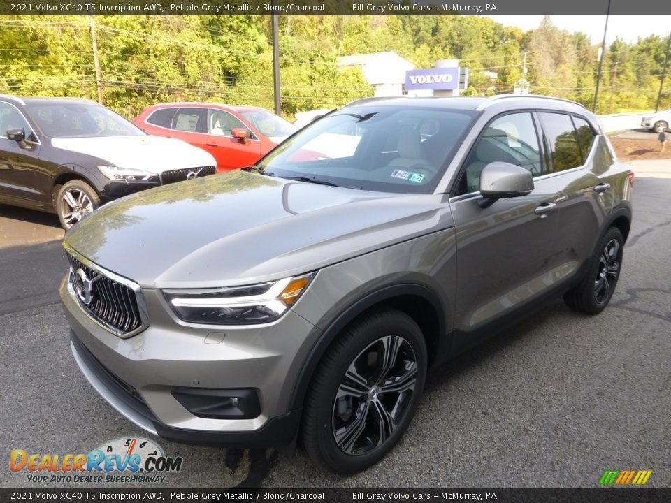 Pebble Grey Metallic 2021 Volvo XC40 T5 Inscription AWD Photo #5