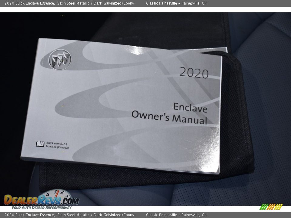 2020 Buick Enclave Essence Satin Steel Metallic / Dark Galvinized/Ebony Photo #19