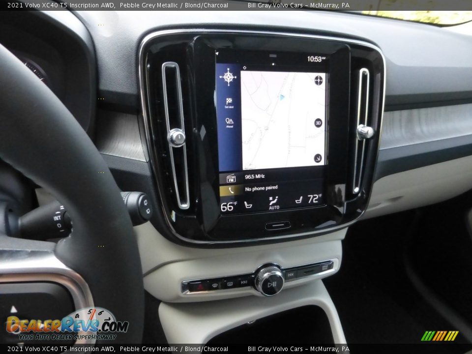 Controls of 2021 Volvo XC40 T5 Inscription AWD Photo #14