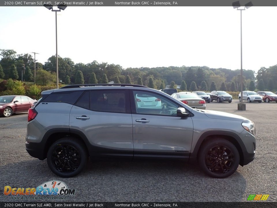 2020 GMC Terrain SLE AWD Satin Steel Metallic / Jet Black Photo #4
