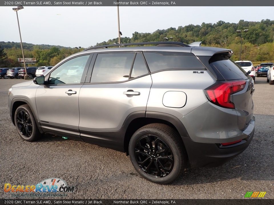 2020 GMC Terrain SLE AWD Satin Steel Metallic / Jet Black Photo #8