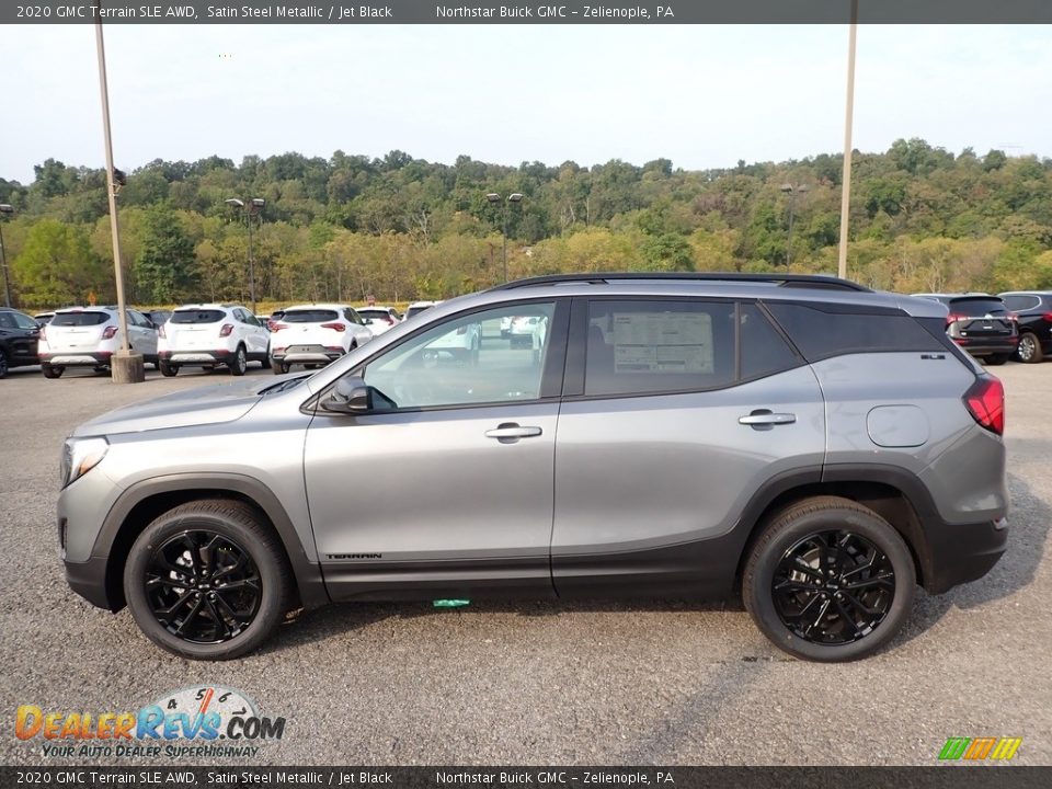 2020 GMC Terrain SLE AWD Satin Steel Metallic / Jet Black Photo #9