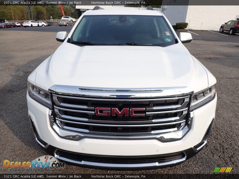 2021 GMC Acadia SLE AWD Summit White / Jet Black Photo #2