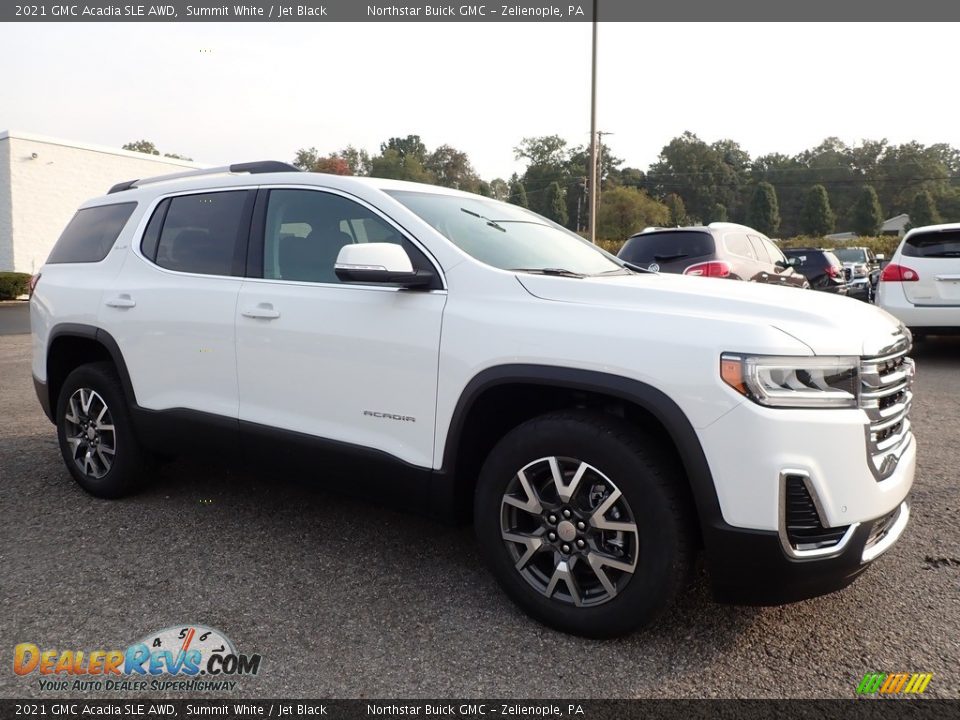 2021 GMC Acadia SLE AWD Summit White / Jet Black Photo #3