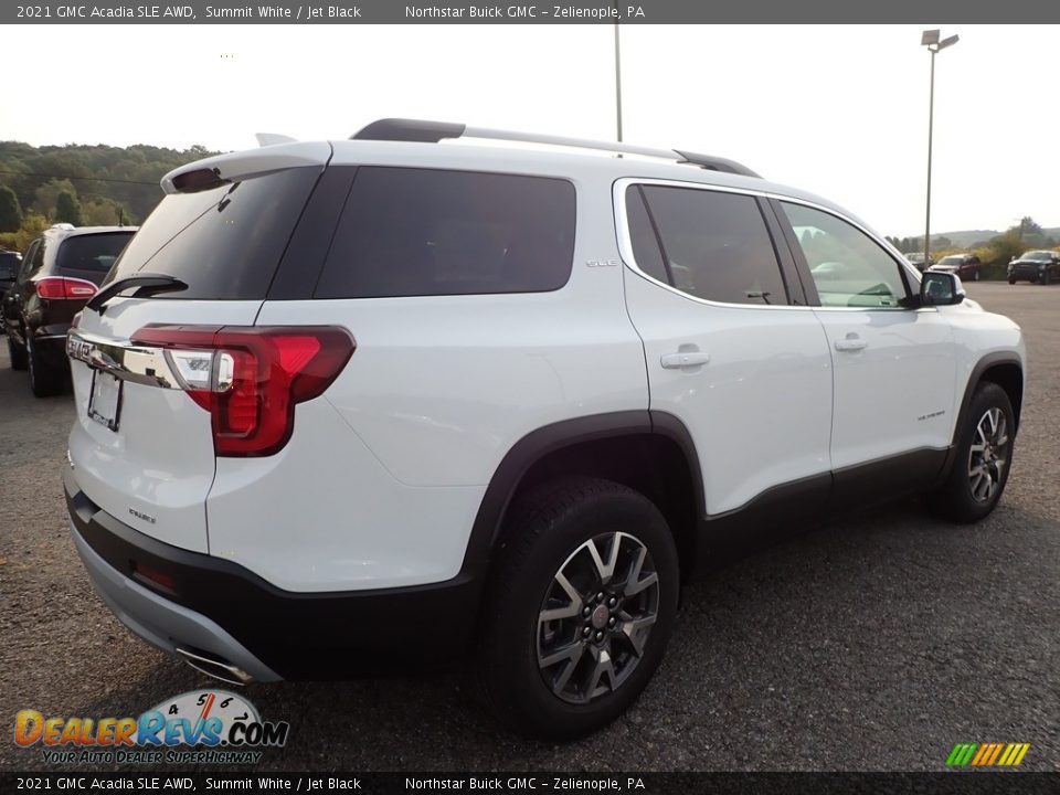 2021 GMC Acadia SLE AWD Summit White / Jet Black Photo #5