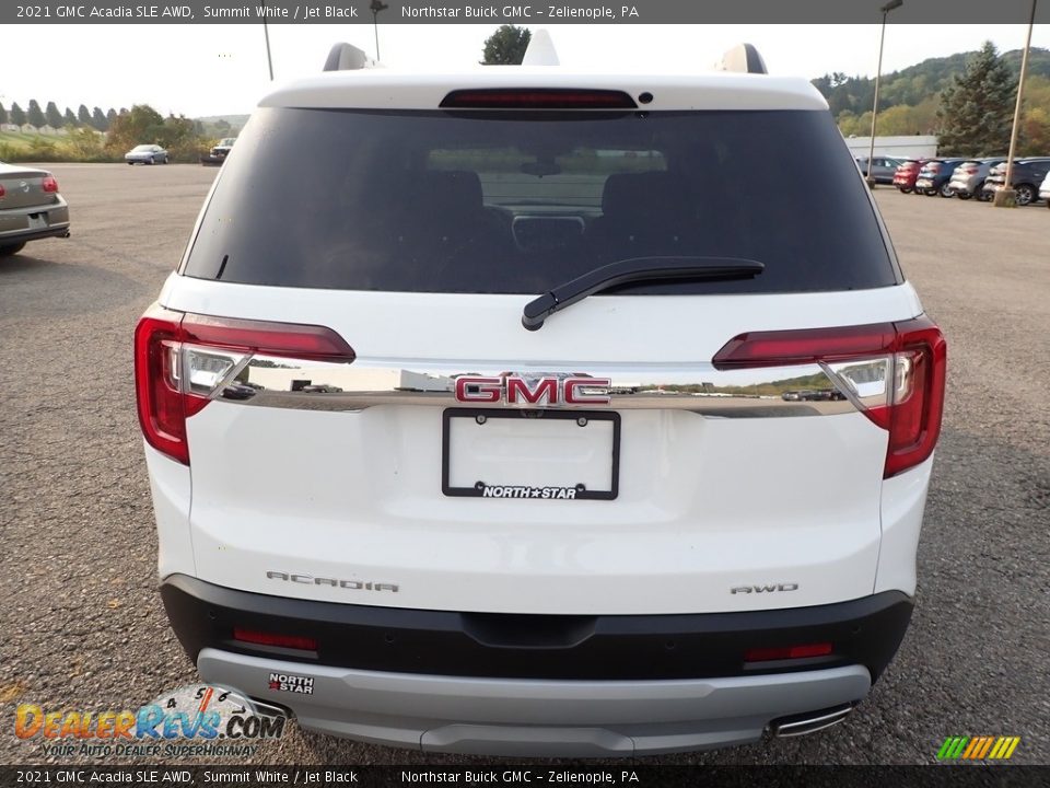 2021 GMC Acadia SLE AWD Summit White / Jet Black Photo #6