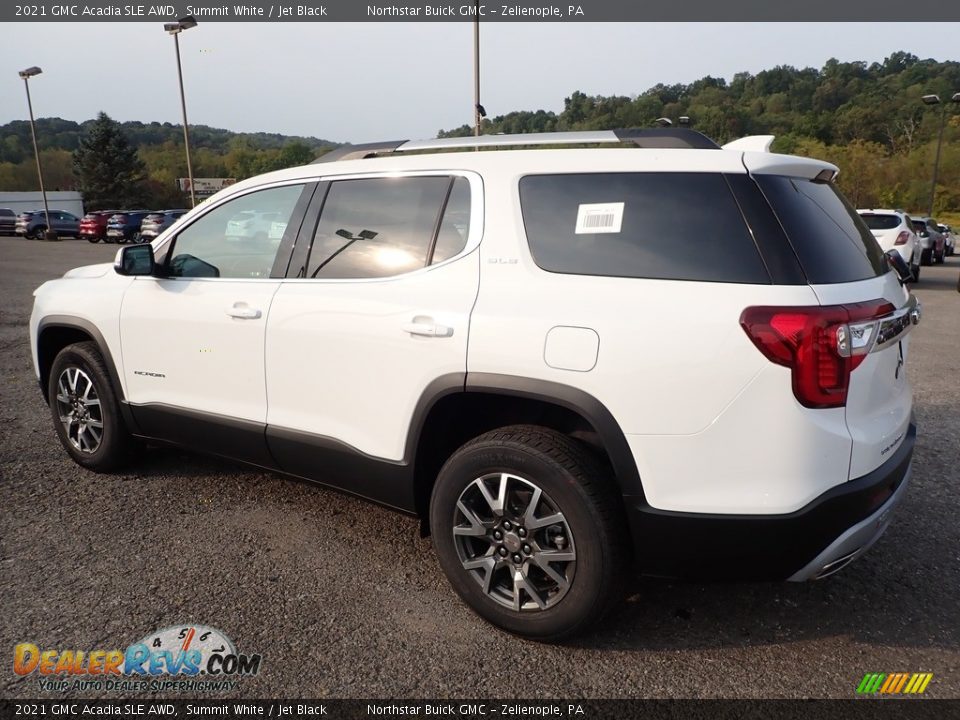 2021 GMC Acadia SLE AWD Summit White / Jet Black Photo #8