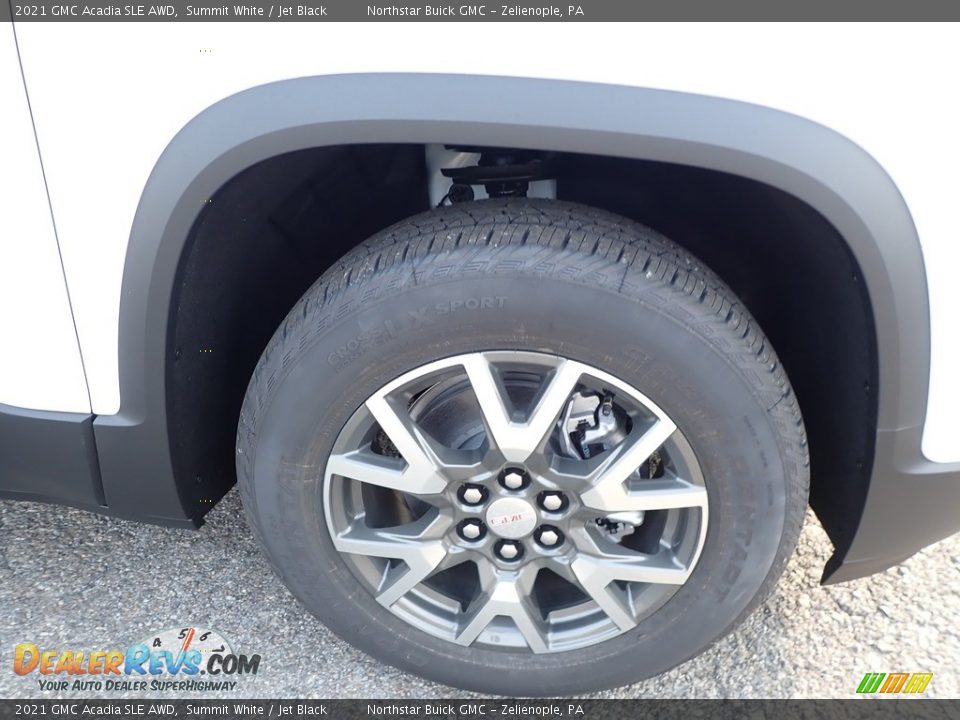 2021 GMC Acadia SLE AWD Summit White / Jet Black Photo #10