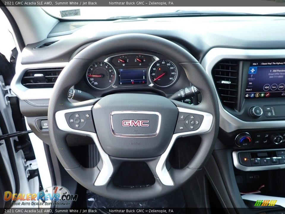 2021 GMC Acadia SLE AWD Summit White / Jet Black Photo #17