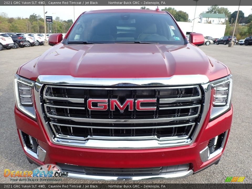 2021 GMC Yukon SLT 4WD Cayenne Red Tintcoat / Jet Black Photo #2