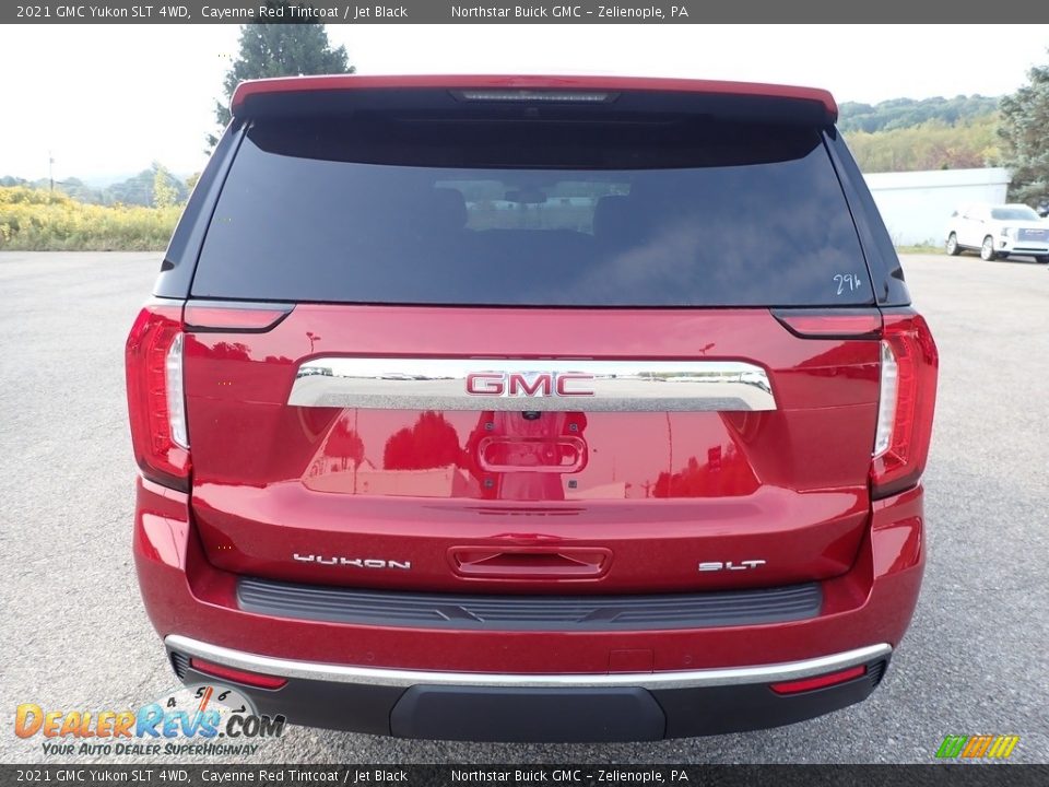 2021 GMC Yukon SLT 4WD Cayenne Red Tintcoat / Jet Black Photo #6