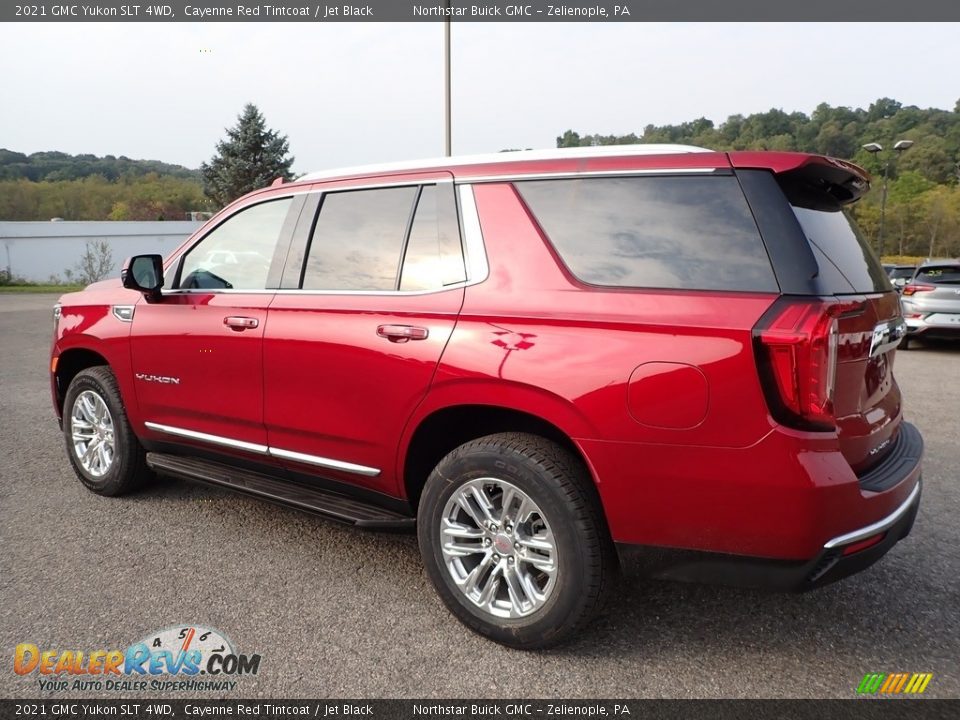 2021 GMC Yukon SLT 4WD Cayenne Red Tintcoat / Jet Black Photo #8