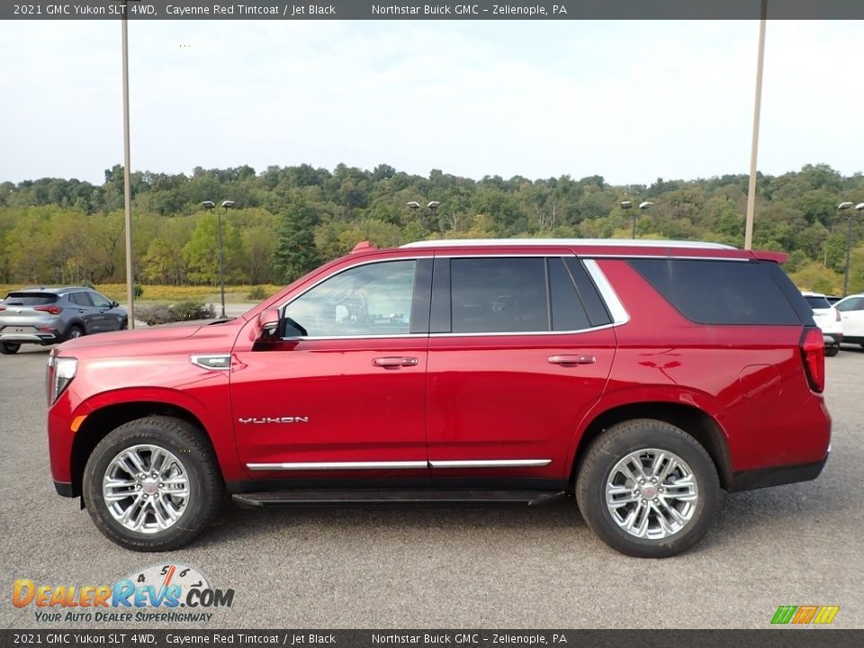 Cayenne Red Tintcoat 2021 GMC Yukon SLT 4WD Photo #9