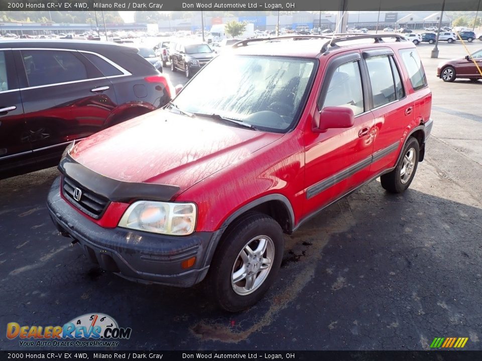 Front 3/4 View of 2000 Honda CR-V EX 4WD Photo #4