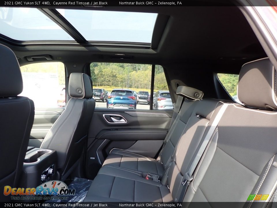 Rear Seat of 2021 GMC Yukon SLT 4WD Photo #13