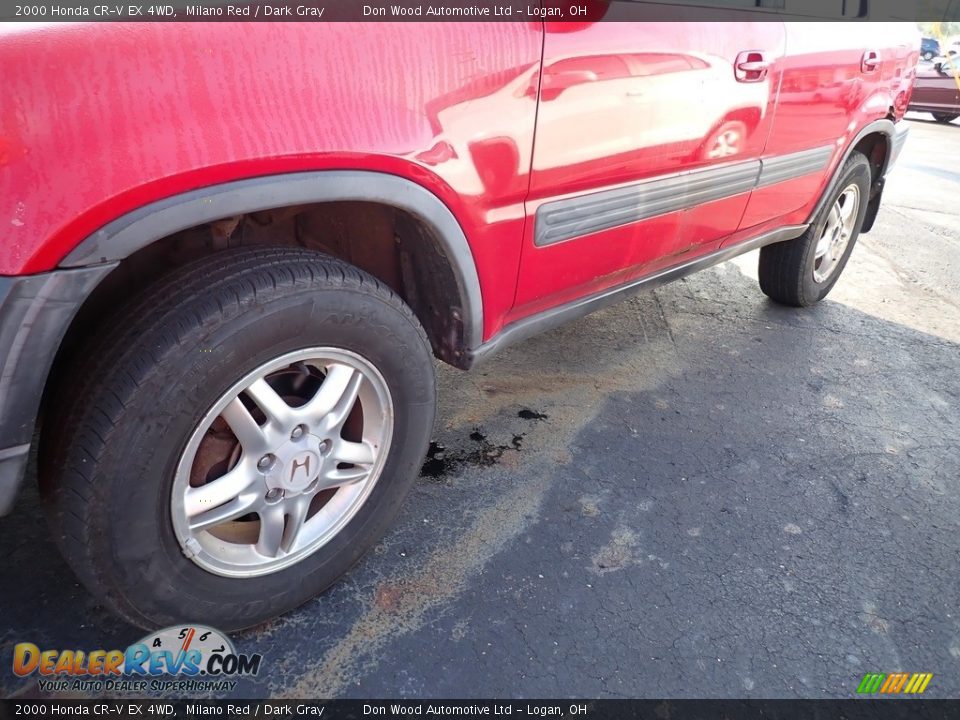 2000 Honda CR-V EX 4WD Milano Red / Dark Gray Photo #5