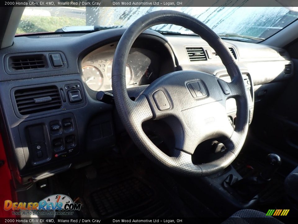 2000 Honda CR-V EX 4WD Milano Red / Dark Gray Photo #6