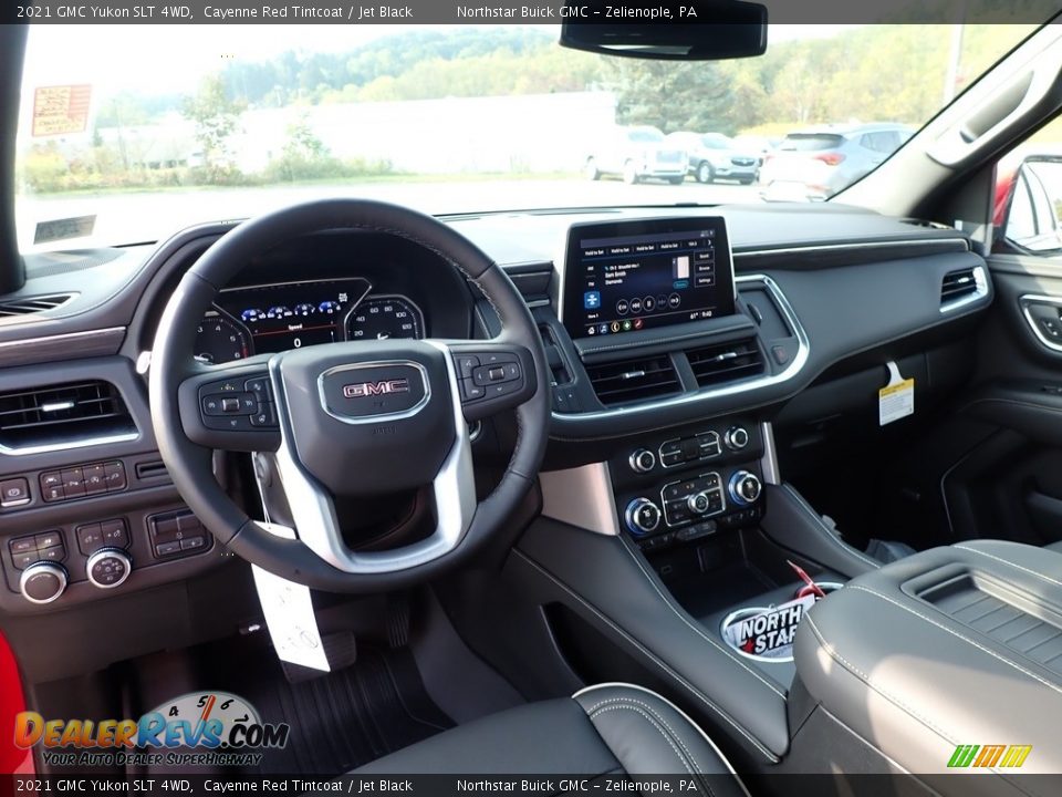 Jet Black Interior - 2021 GMC Yukon SLT 4WD Photo #15
