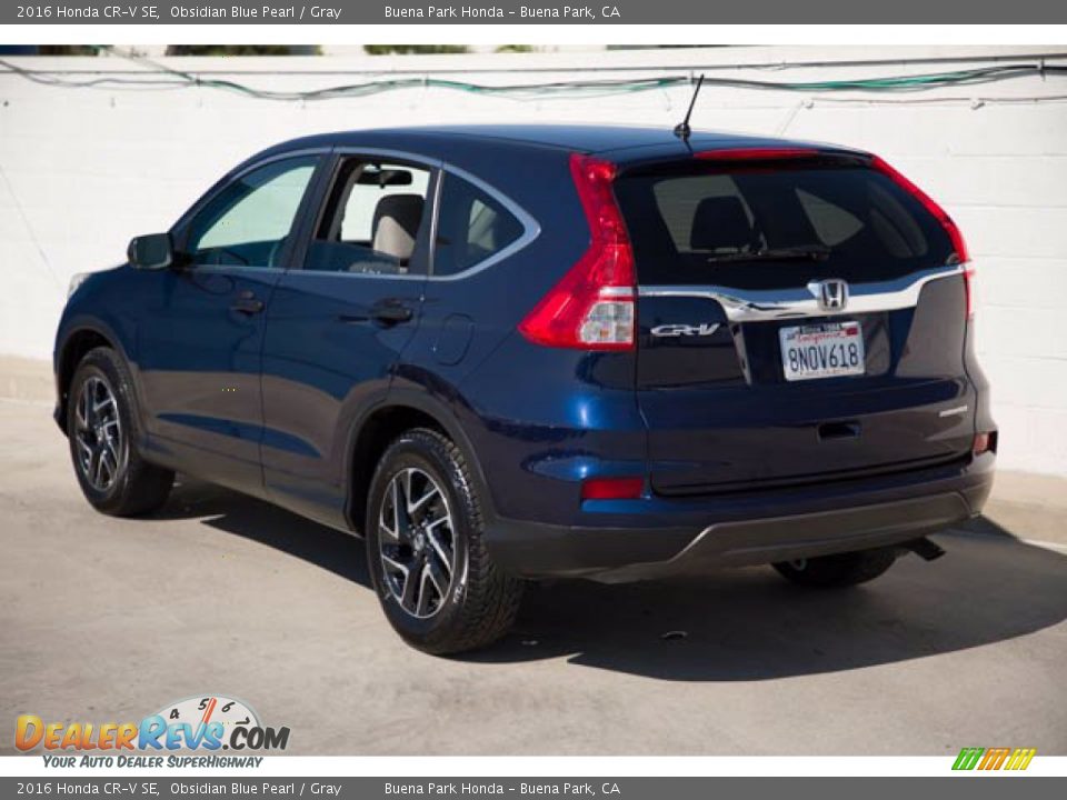 2016 Honda CR-V SE Obsidian Blue Pearl / Gray Photo #2