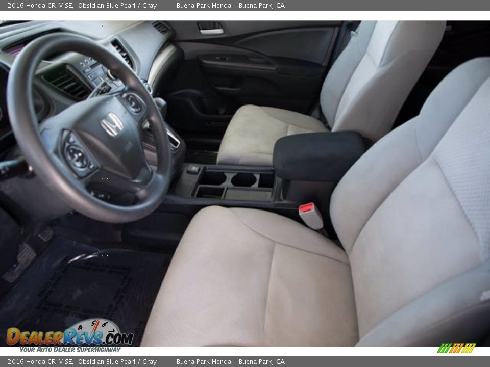 2016 Honda CR-V SE Obsidian Blue Pearl / Gray Photo #3