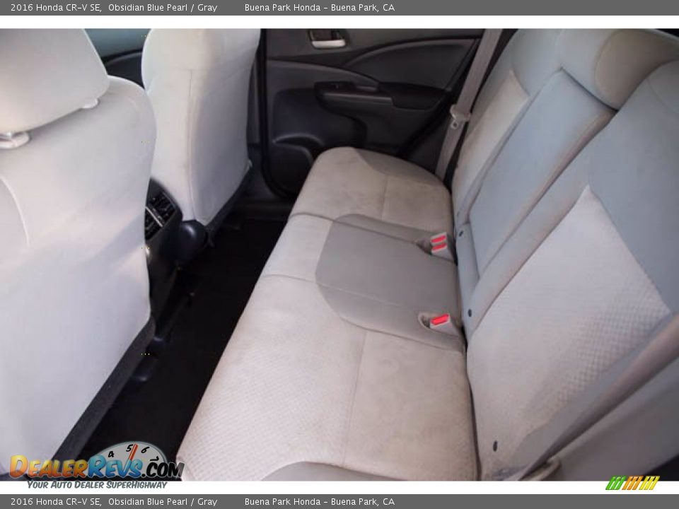 2016 Honda CR-V SE Obsidian Blue Pearl / Gray Photo #4